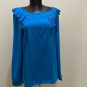 Banana Republic teal blouse small